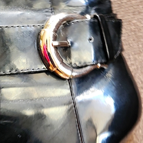 Patent Leather Boots – Size 11 – Stylish & Edgy – Gently Worn - Picture 6 of 7